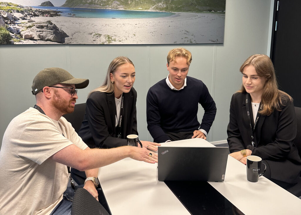Bendik, Solveig, Martin og Vera