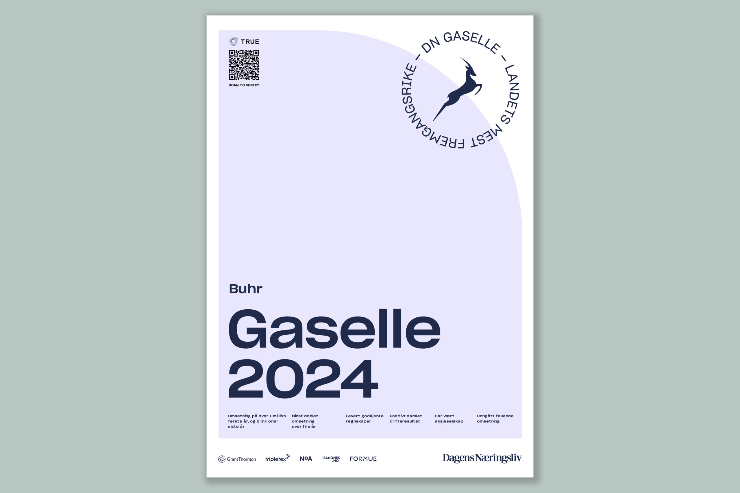 BUHR Gaselle diplom 2024